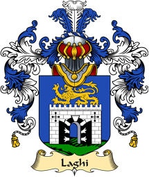 Italian Family Coat of Arms (v.25a) Laghi