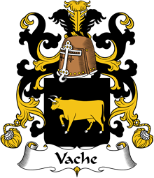 Coat of Arms from France for Vache (la)