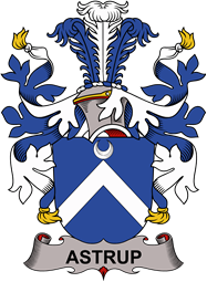Coat of arms used by the Danish family Astrup