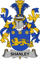 Irish Coat of Arms for Shanley or McShanly