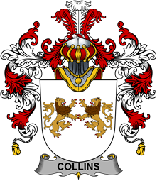 Irish Family Coat of Arms (v.25b) Collins