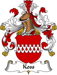 German Wappen Coat of Arms for Koss