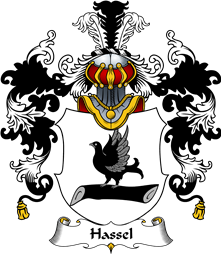 German Wappen Coat of Arms (v.25) Hassel
