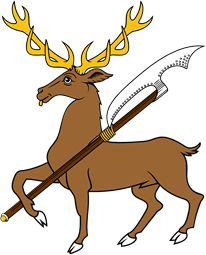 Stag Trippant Holding Pole Axe