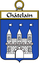 French Coat of Arms Badge for Châtelain