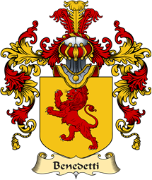 Italian Family Coat of Arms (v.25a) Benedetti