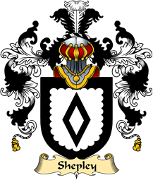 English Family Coat of Arms (v.25) Shepley or Shipley
