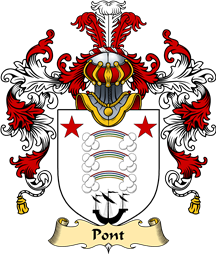 Scottish Family Coat of Arms (v.25) Pont