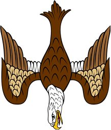 Eagle Volant Descending in Pale