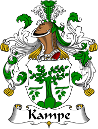 German Wappen Coat of Arms for Kampe