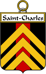 French Coat of Arms Badge for Saint-Charles