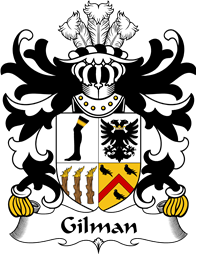 Welsh Coat of Arms for Gilman (Claims descent from Cilmin Troed-ddu)