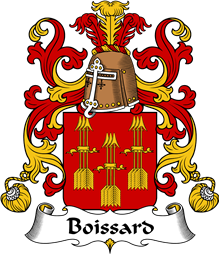 Coat of Arms from France for Boissard