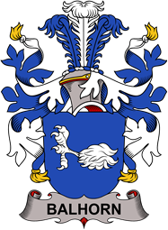 Coat of arms used by the Danish family Balhorn