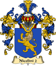 Italian Family Coat of Arms (v.25a) Nicolini 2