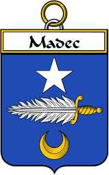 French Coat of Arms Badge for Madec