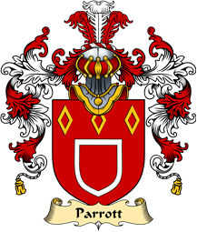 English Family Coat of Arms (v.25) Parrott