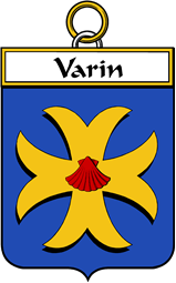 French Coat of Arms Badge for Varin