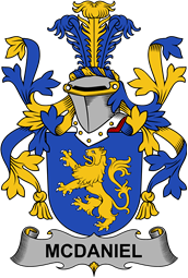 Irish Coat of Arms for McDaniel or Daniel