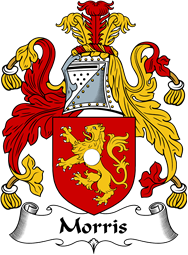 English Coat of Arms for the family Morris (Wales)