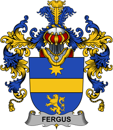 Irish Family Coat of Arms (v.25b) Fergus or O