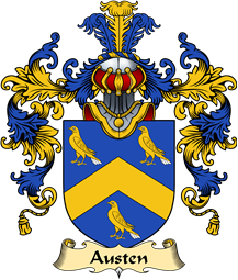 English Family Coat of Arms (v.25) Austen