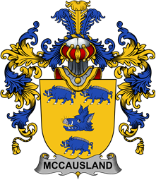 Irish Family Coat of Arms (v.25b) McCausland