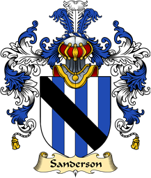 English Family Coat of Arms (v.25) Sanderson