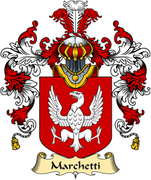 Italian Family Coat of Arms (v.25a) Marchetti