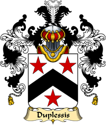French Family Coat of Arms (v.25) Duplessis