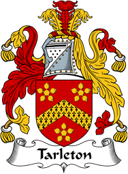 English Coat of Arms for the family Tarleton