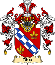 English Family Coat of Arms (v.25) Bliss or Blisse