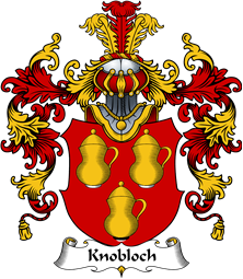 German Wappen Coat of Arms (v.25) Knobloch