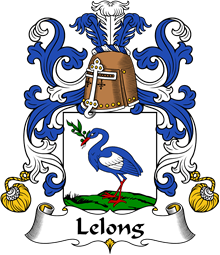 Coat of Arms from France for Lelong (Long le)