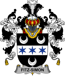 Irish Family Coat of Arms (v.25b) Fitz-Simon