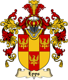 English Family Coat of Arms (v.25) Epps or Epes