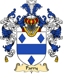 English Family Coat of Arms (v.25) Parry (Wales)