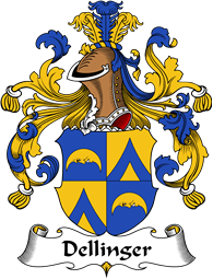 German Wappen Coat of Arms for Dellinger