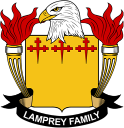 Coat of arms used by the Lamprey family in the United States of America