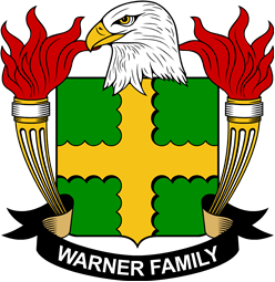 Coat of arms used by the Warner family in the United States of America