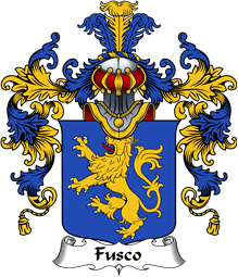 Italian Family Coat of Arms (v.25b) Fusco