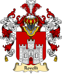 Italian Family Coat of Arms (v.25a) Rovelli