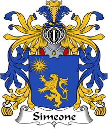 Italian Coat of Arms for Simeone