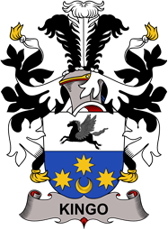Coat of arms used by the Danish family Kingo