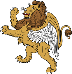 Lion Rampant Winged
