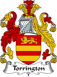 English Coat of Arms for the family Torrington