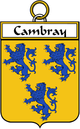 French Coat of Arms Badge for Cambray