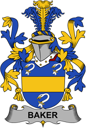 Irish Coat of Arms for Baker