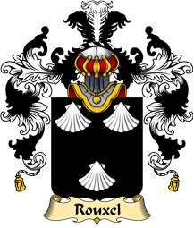 French Family Coat of Arms (v.25) Rouxel