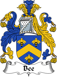 English Coat of Arms for the family Bee